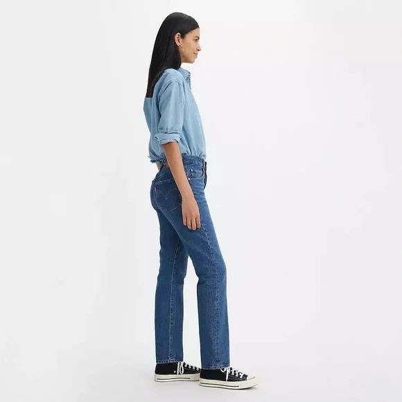 Levi’s 501 W27 Women’s High Rise Straight Leg Premium Jeans 12501-0400 - Picture 14 of 14